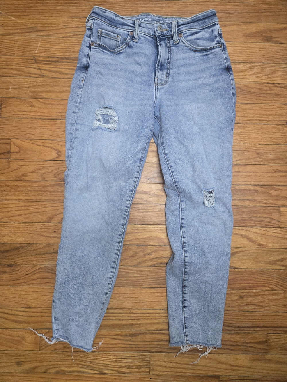 Old Navy OG Straight Distressed Jeans